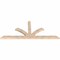 Ekena Millwork Richland Smooth Timber Gable Bracket, Douglas Fir, 108"W x 45"H x 3 1/2"D x 5 1/2"F, 10/12 Pitch GBW108X45X0406RIC00SDF - alternate 2